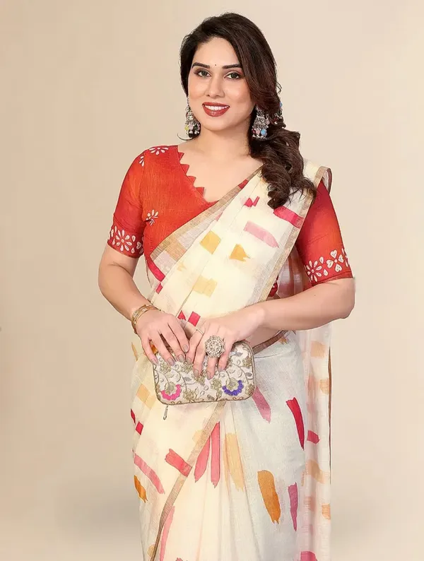 Ivory_Cotton_Abstract_Print_Saree_for_Women