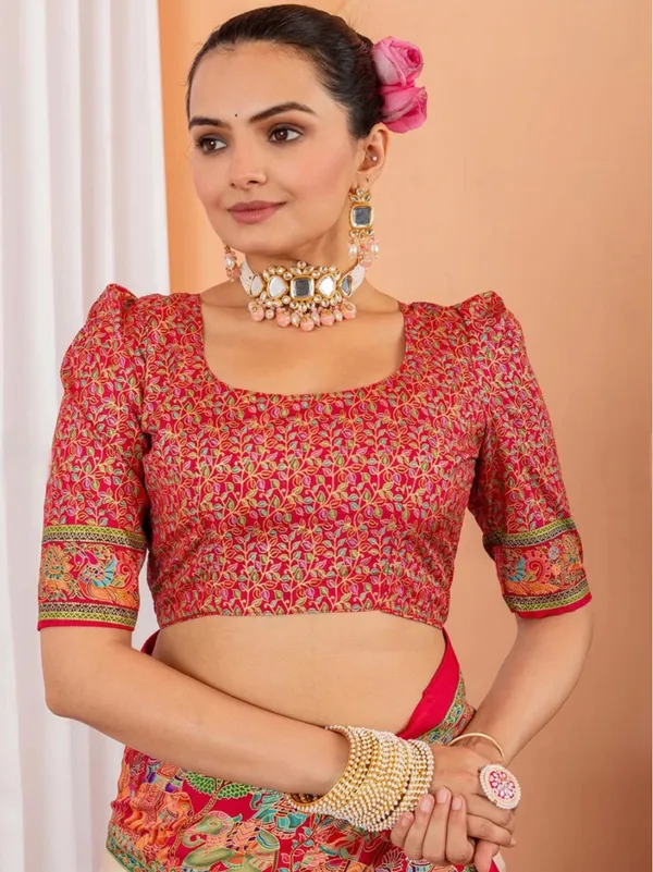 Cream_Multicolor_Printed_Saree_For_Women
