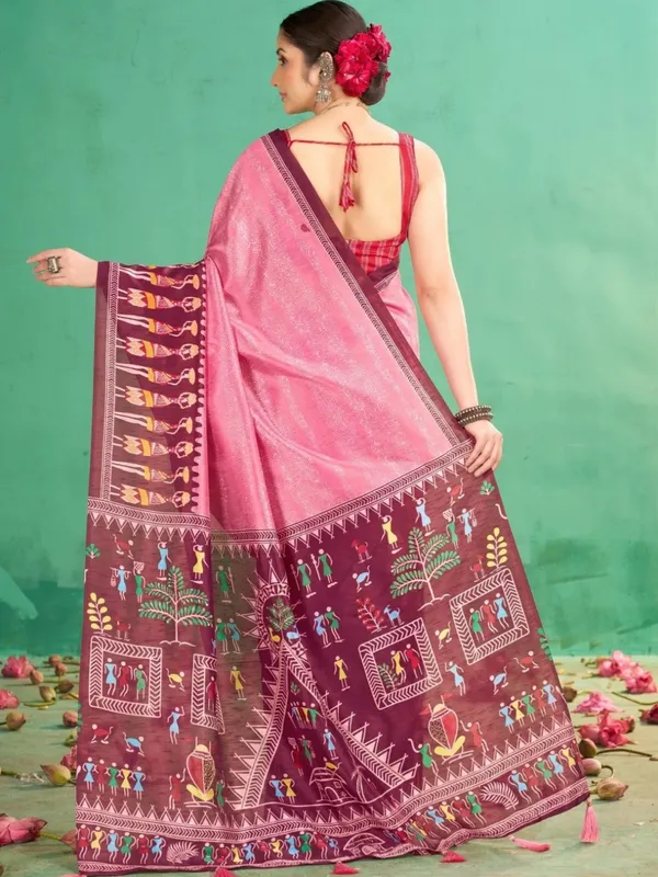Pink_Printed_Saree_for_Women