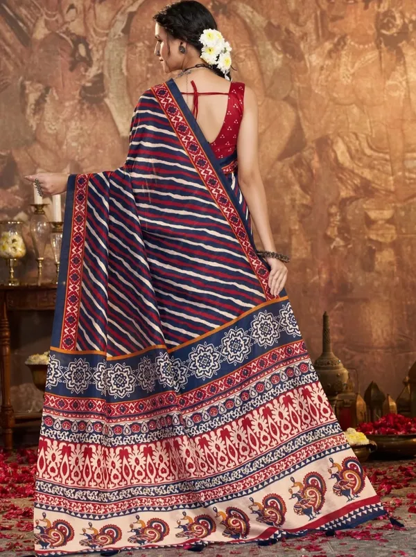 Multicolor_Printed_Saree_for_Women