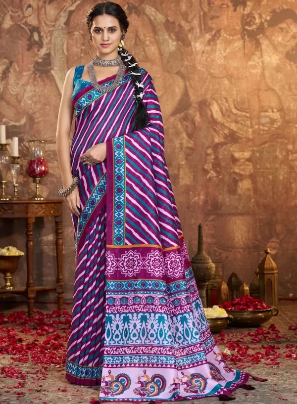 Multicolor_Printed_Saree_for_Women