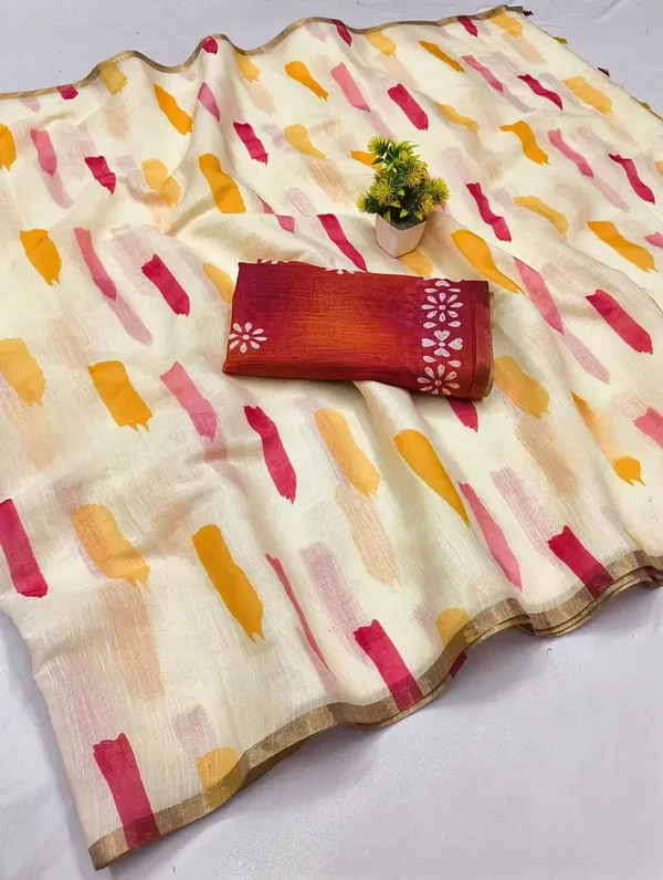Ivory_Cotton_Abstract_Print_Saree_for_Women