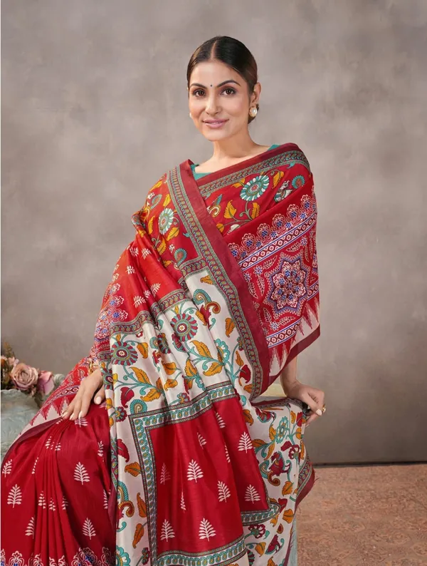 Red_Printed_Saree_for_Women