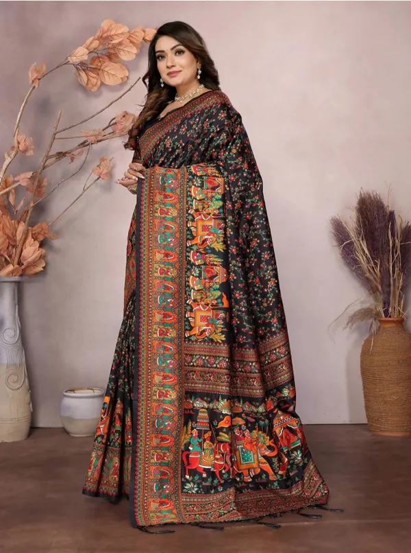 Black_Printed_Saree_for_Women