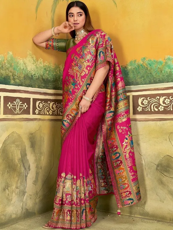 Pink_Printed_Saree_for_Women