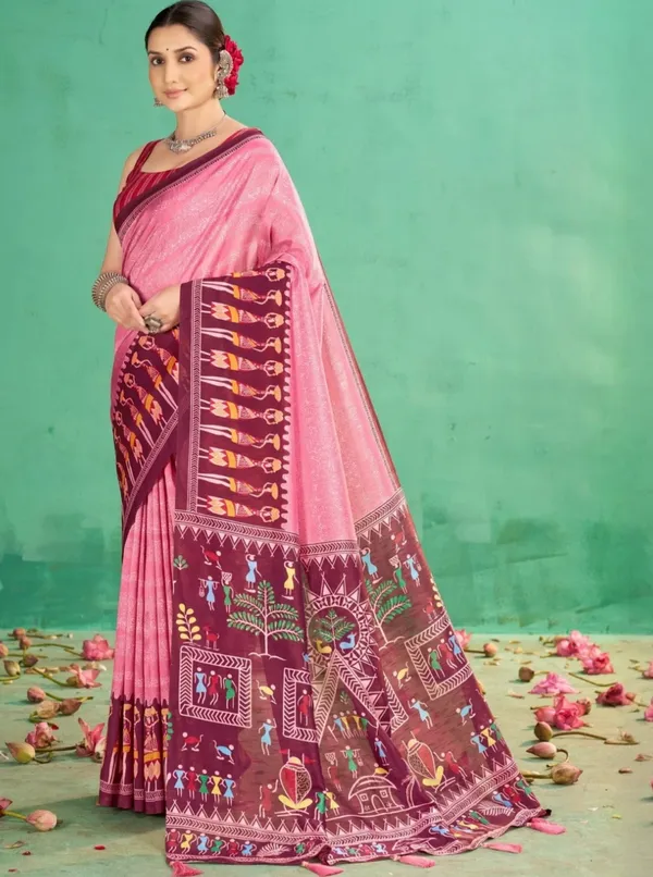 Pink_Printed_Saree_for_Women