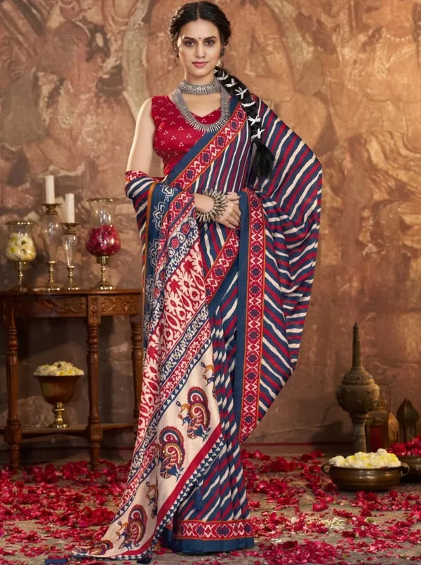 Multicolor_Printed_Saree_for_Women