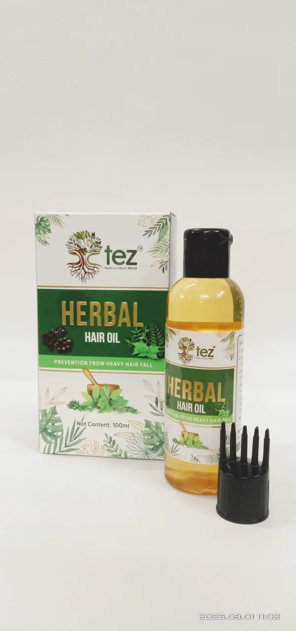 Tez_Herbal_Hair_Oil_For_Hair_Fall_Prevention