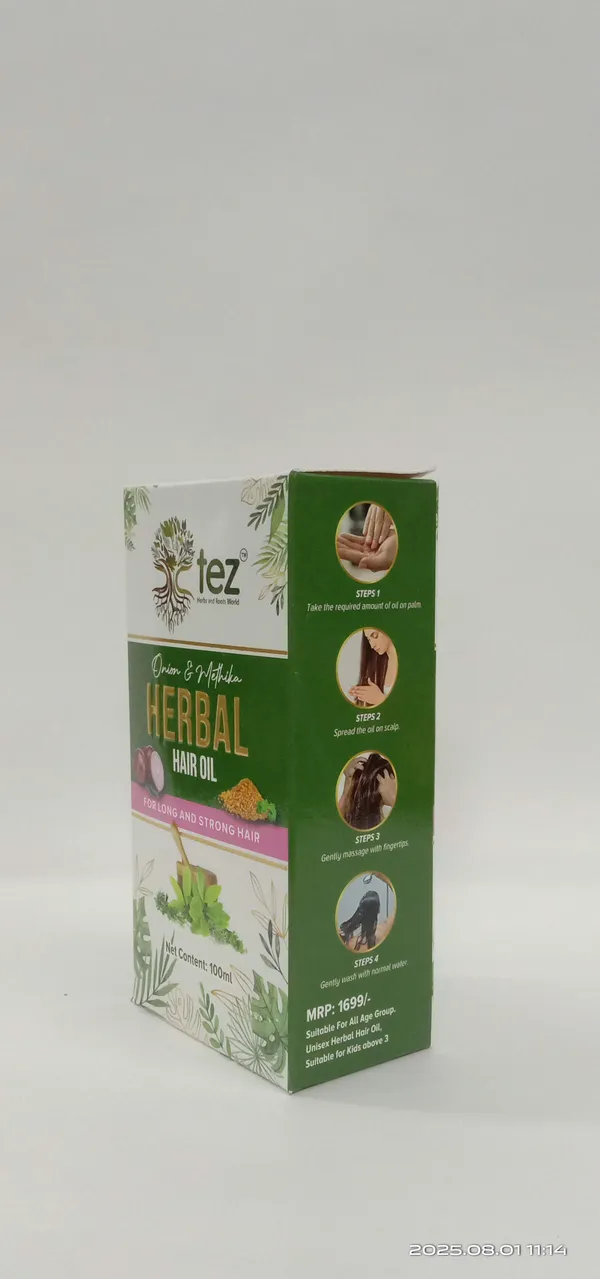 Tez_Herbal_Hair_Oil_For_Thick_And_Long_Hair