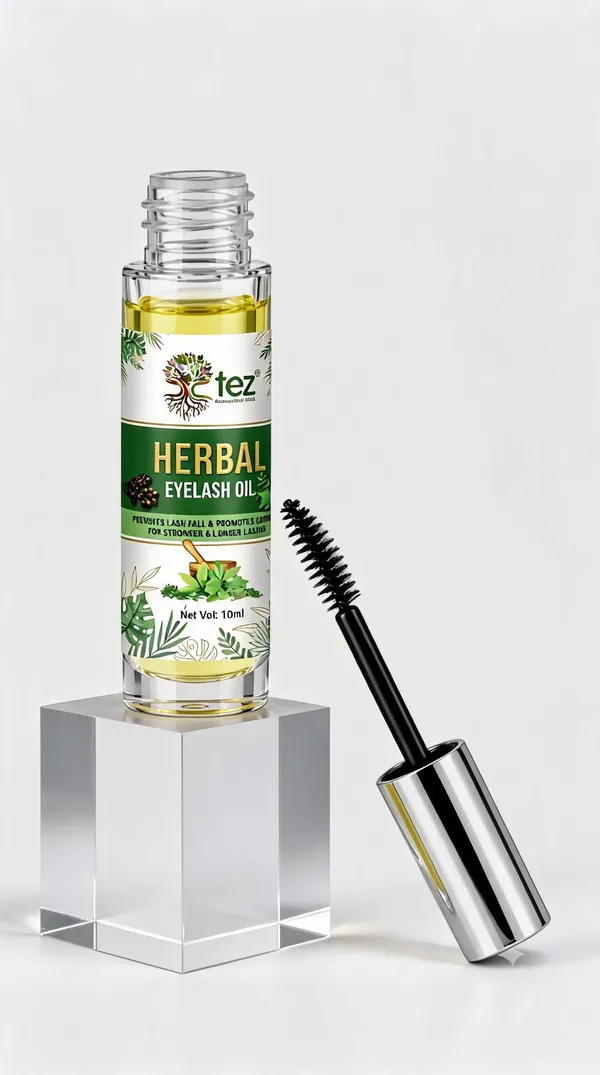 Tez_Herbal_Almond_Castor_Eyelash_Growth_Oil