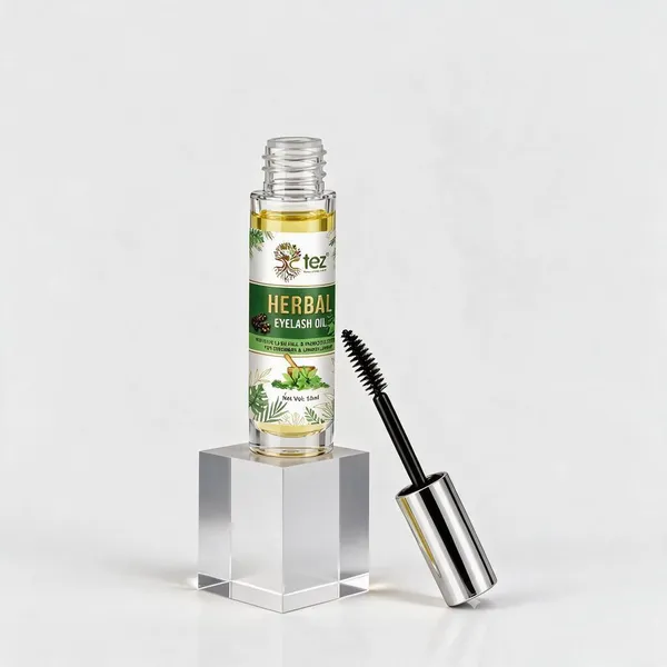 Tez_Herbal_Almond_Castor_Eyelash_Growth_Oil