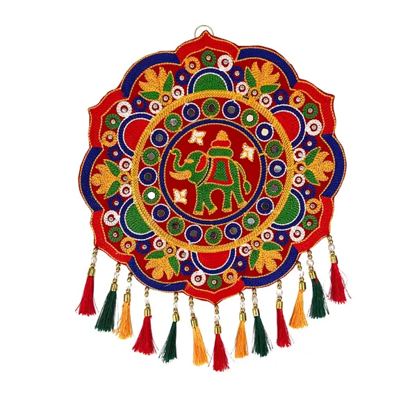 Fabric_Traditional_Elephant_Pattern_Wall_Hanging