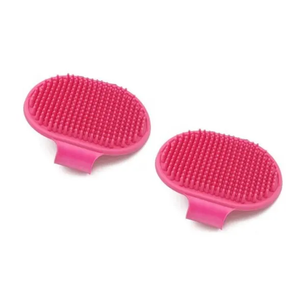 Zytaloon_Pet_Shampoo_Washing_Soothing_Massage_Rubber_Bristles_Hand_Brush_Comb_Grooming_Gloves_For_Rabbit,_Cow,_Dog_(Pink,_Medium)