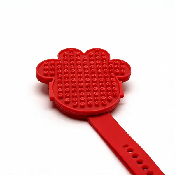 Zytaloon_Red_Silicone_Plum_Blossom_Grooming_Brush_For_Cats