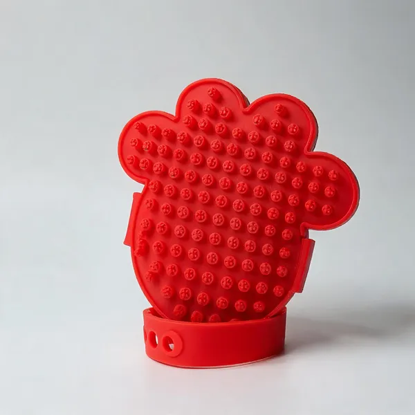 Zytaloon_Red_Silicone_Plum_Blossom_Grooming_Brush_For_Cats
