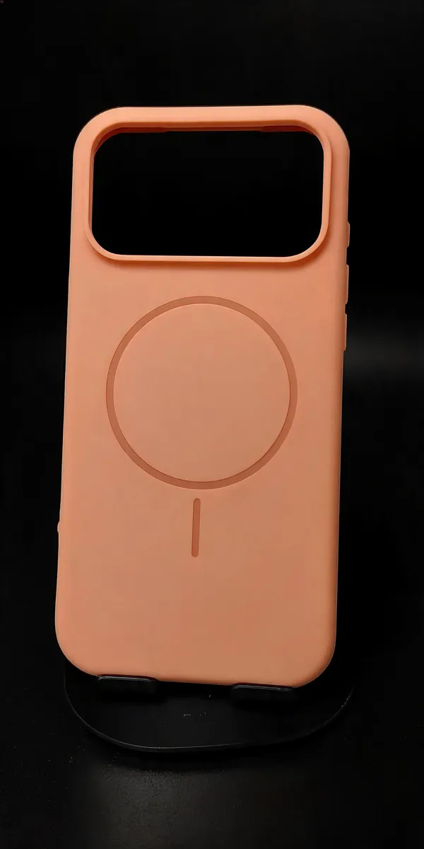 Clear_&_Peach_Magnetic_Ring_Cover_Duo_For_Iphone_17_Pro_Max