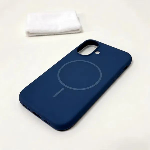 Blue_Magnetic_Ring_Phone_Cover_For_Iphone_16