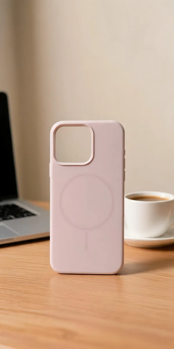 Pink_Magnetic_Ring_Phone_Cover_For_Iphone_13_Pro