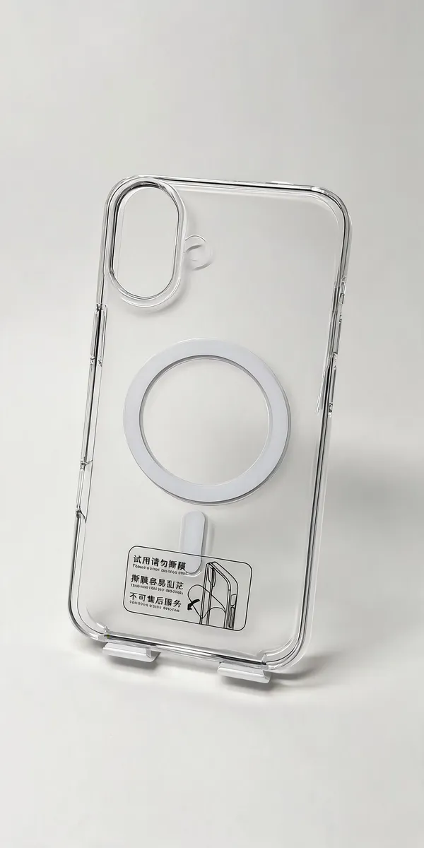 Clear_Tpu_Magnetic_Ring_Phone_Cover_For_Iphone_16_Plus