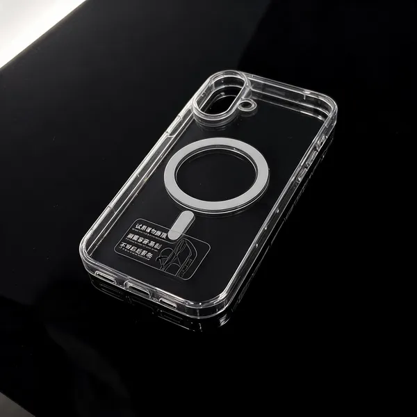 Clear_Tpu_Magnetic_Ring_Phone_Cover_For_Iphone_16_Plus