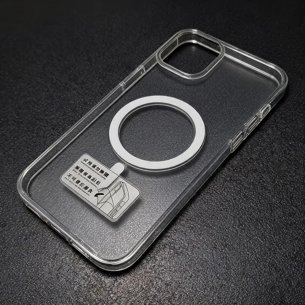 Clear_Magnetic_Ring_Phone_Cover_For_Iphone_14_Plus