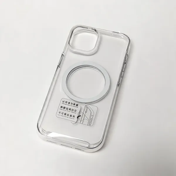 Clear_Magnetic_Ring_Phone_Cover_For_Iphone_14