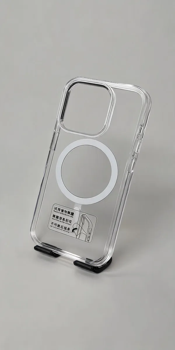 Clear_Magnetic_Ring_Phone_Cover_For_Iphone_15_Pro