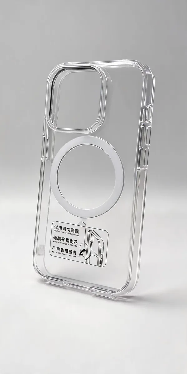 Clear_Magnetic_Ring_Phone_Cover_For_Iphone_15_Pro