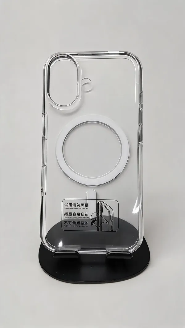 Clear_Transparent_Magnetic_Ring_Phone_Cover_For_Iphone_16