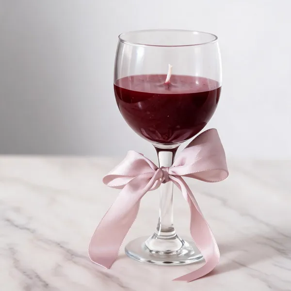 Wax_Decorative_Wine_Glass_Shaped_Candle_Red