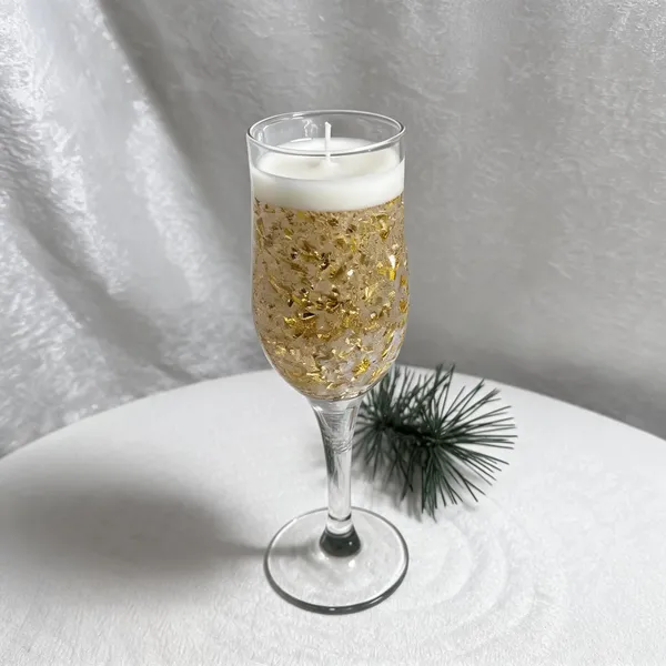 Glass_Festive_Gold_Glitter_Champagne_Flute_Candle_Set