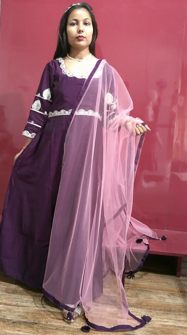 Purple_Silk_Fit_And_Flare_Maxi/Full_Length_Dress_For_Women