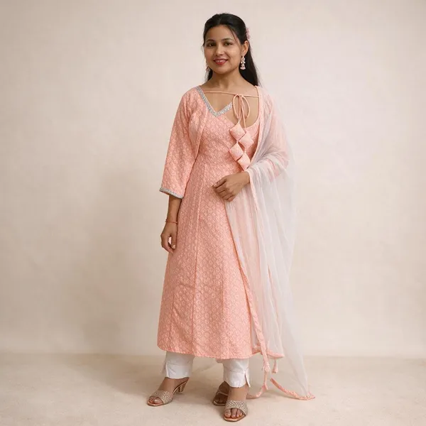 Pink_Rayon_Embroidered_Straight_Kurta_Set_For_Women