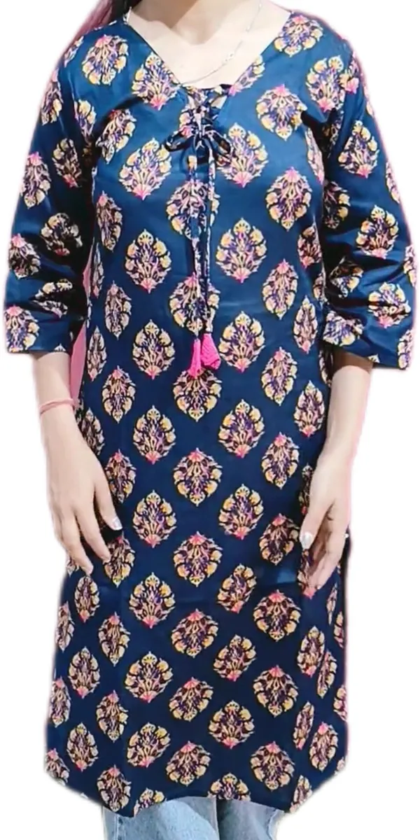 Kashnavika_Vastrakala_Women_Printed_Straight_Kurta_(Blue)