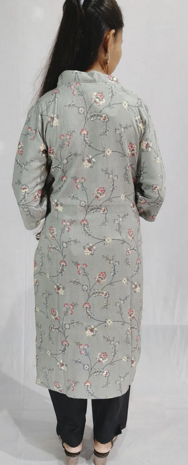 Kashnavika_Vastrakala_Women_Floral_Print_Straight_Kurta_(Grey)