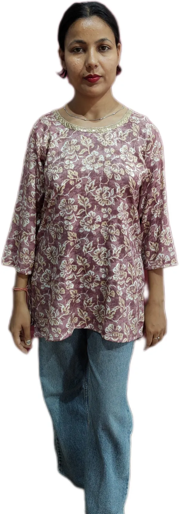 Kashnavika_Vastrakala_Women_Floral_Print_Straight_Kurta_(Pink)