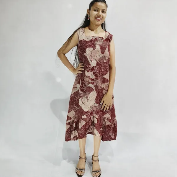 Maroon_Cotton_Paisley_A-Line_Kurta_For_Women