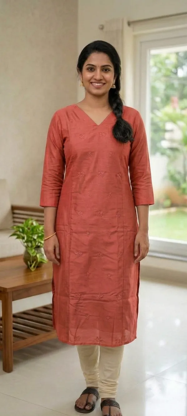 Coral_Cotton_Straight_Kurta_For_Women