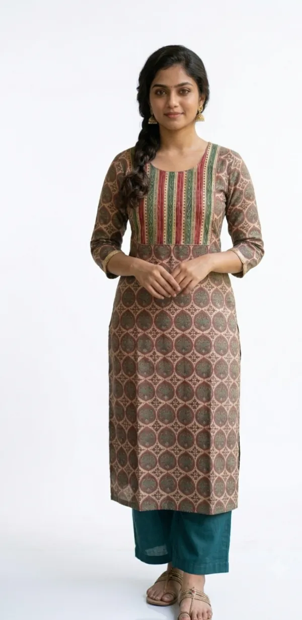 Multicolor_Geometric_Print_Straight_Kurta_Set_For_Women