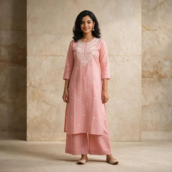 Pink_Embroidered_Straight_Kurta_Set_For_Women