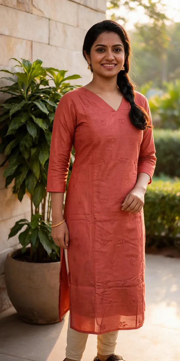 Coral_Cotton_Straight_Kurta_For_Women