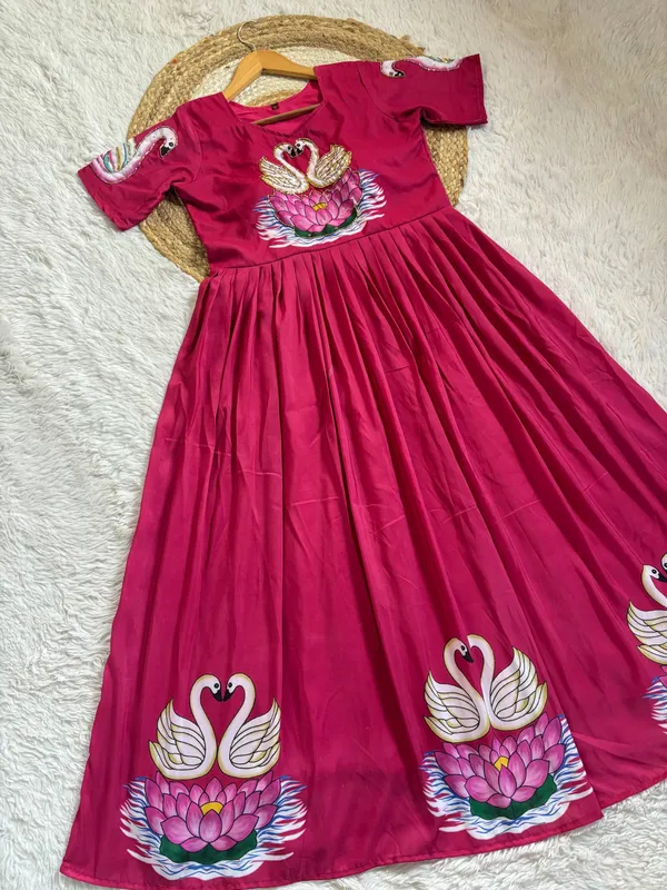 Graceful_Pink_Muslin_Gown_With_Swan_Art_Khatli_Hand_Work