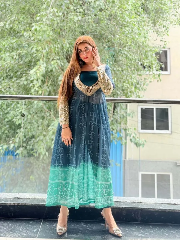 Ocean_Bloom_Georgette_Kurti_Set_With_Mirror_Work_3_Piece_Festive_Wear