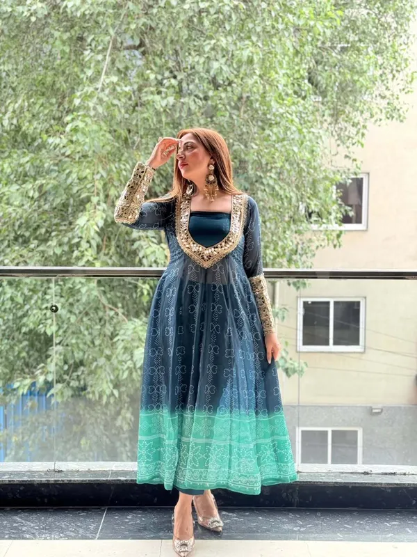Ocean_Bloom_Georgette_Kurti_Set_With_Mirror_Work_3_Piece_Festive_Wear