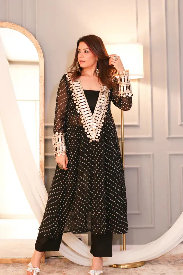 Designer_Mirror_Work_Anarkali_Suit_Set_For_Women_Georgette_Fabric_Available_In_Mehendi_Green_Royal_Blue_Black_Wine_Purple_Black