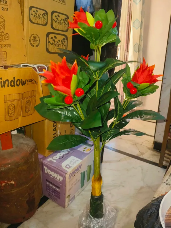 Artificial_Flower_Vase_For_Living_Room