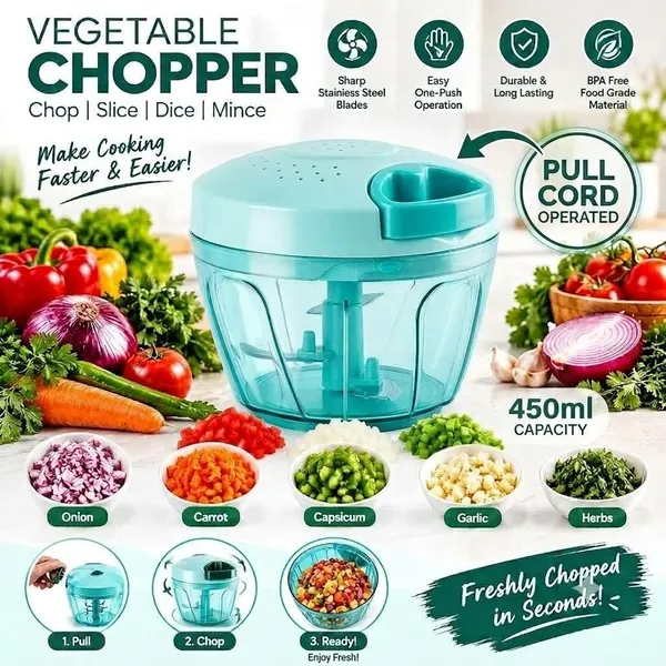String_Vegetable_Chopper_With_3_Stainless_Steel_Blades_450ml_Chop_Onion_And_Many_Vegetables