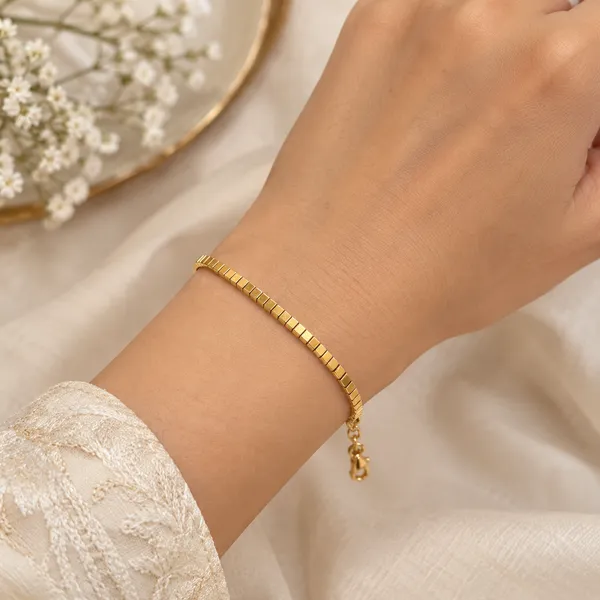 Gold_Anti_Tarnish_Beaded_Chain_Bracelet_For_Women