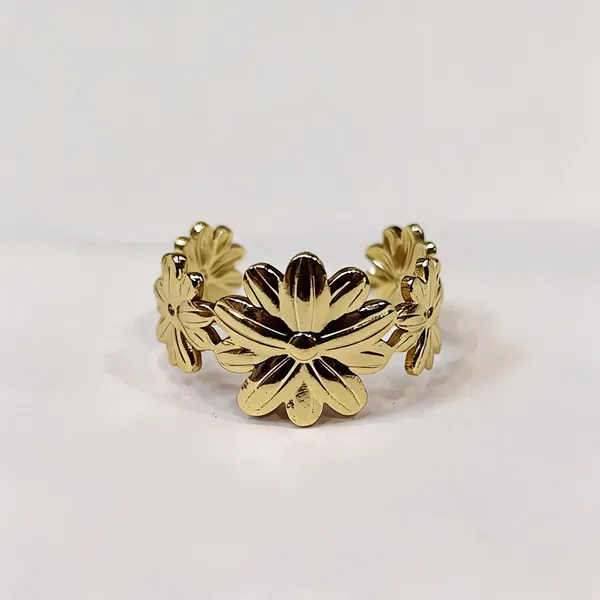 Gold_Anti_Tarnish_Floral_Statement_Adjustable_Ring_For_Women