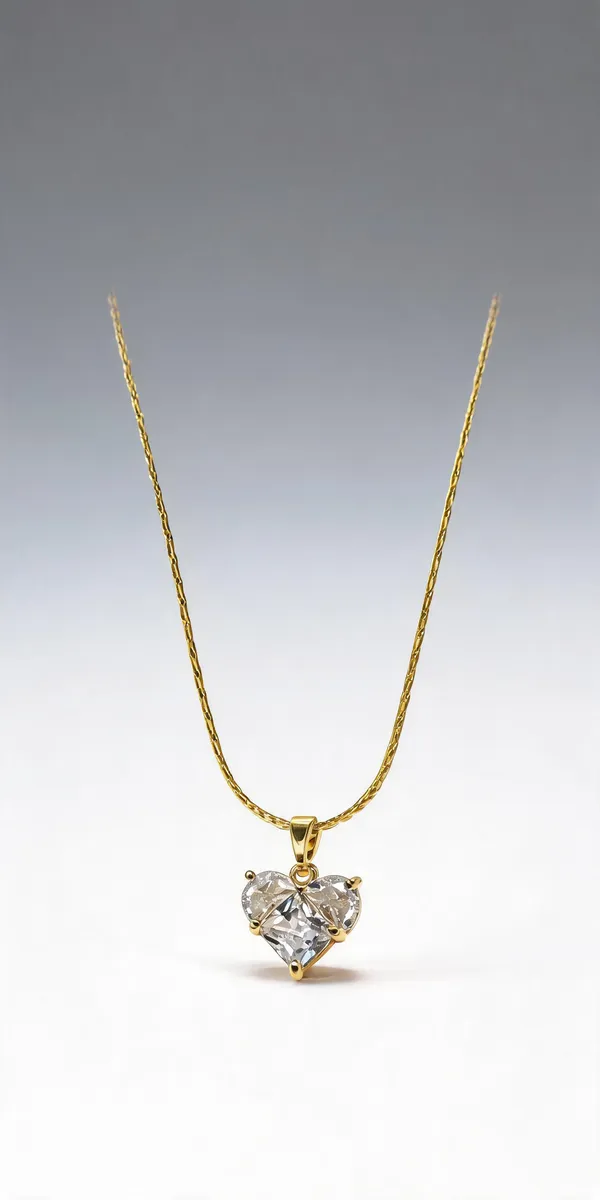 Gold_Stainless_Steel_Crystal_Heart_Pendant_Necklace_For_Women